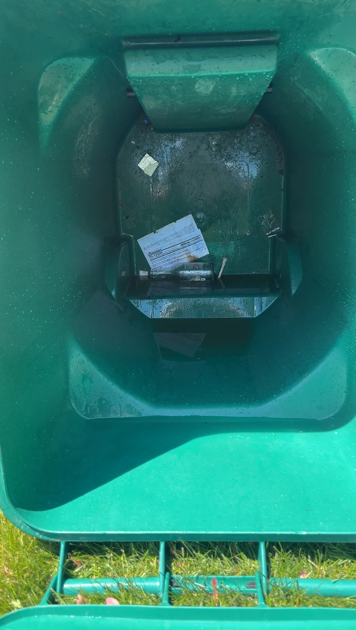 Before - Garbage Bin Cleaning