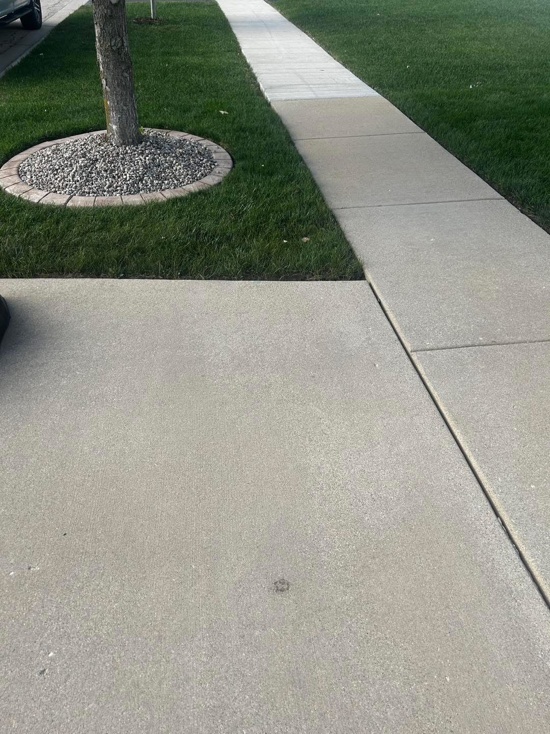 After - Driveway Pressure Washing